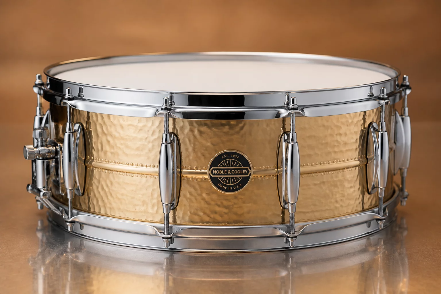 Artisan Solid Brass Snare Drum