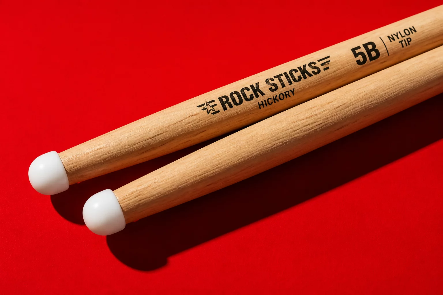 Nylon Tip 5B Rock Sticks